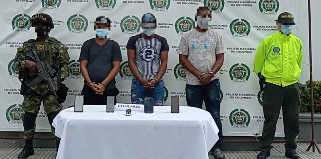 Estas personas fueron capturadas por concierto para delinquir y homicidio agravado 