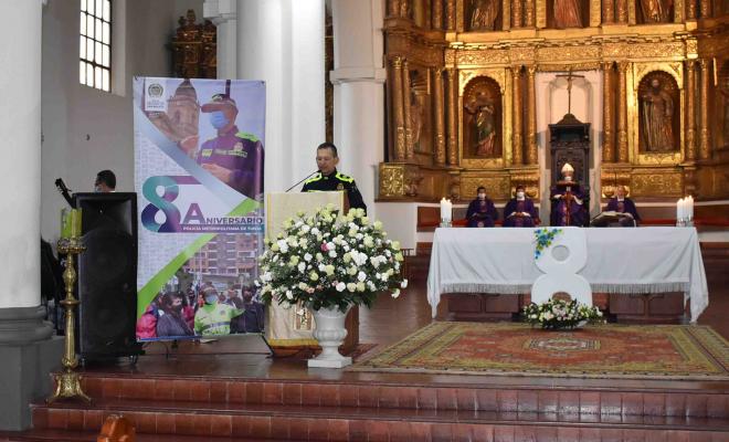 Celebramos el octavo aniversario de la Policía Metropolitana de Tunja