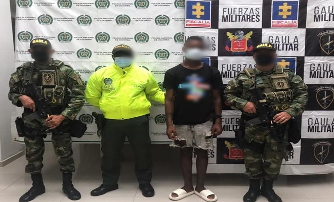 Un capturado de un grupo delincuencial que delinquía en Quibdó