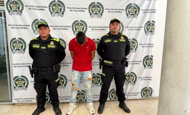 Una persona capturada por el delito de lesiones personales