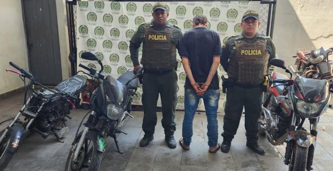 Una persona es capturada y tres motocicletas hurtadas fueron recuperadas por la Policía del Meta 