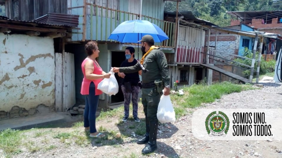Llevamos ayudas a los habitantes del corregimiento Gaitania en el Tolima 