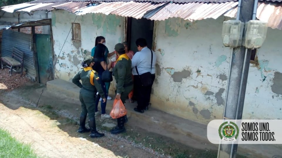 Llevamos ayudas a los habitantes del corregimiento Gaitania en el Tolima 