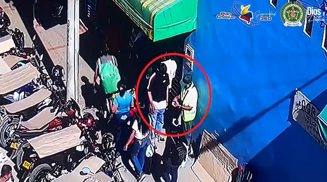 Vendiendo el estupefaciente