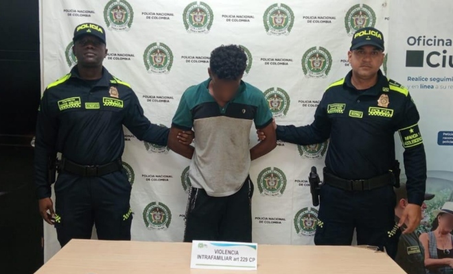 Capturado por violencia intrafamiliar