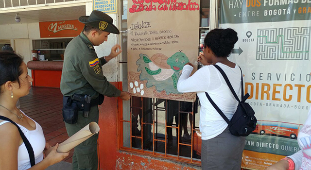 La Policía Nacional-lo invita a vivir esta Semana Santa-en armonía con la naturaleza