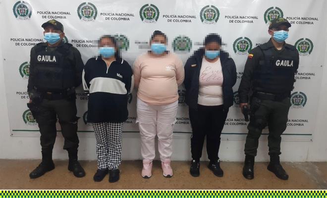 Cuatro personas capturadas por el delito de extorsión y concierto para delinquir