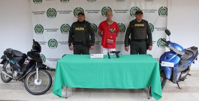 Capturado por hurto a motocicleta 