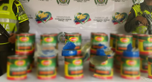 POLICIA NACIONAL-marihuana-camuflada en tarros-champiñones