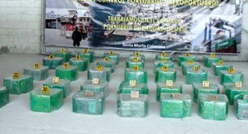 cocaina hallada en el puerto de santa marta