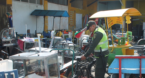 OPERATIVO DE RECUPERACION DEL ESPACIO PUBLICO EN EL CENTRO DE CÚCUTA