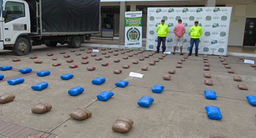 POLICIA NACIONAL-MARIHUANA-INCAUTADA EN VIAS