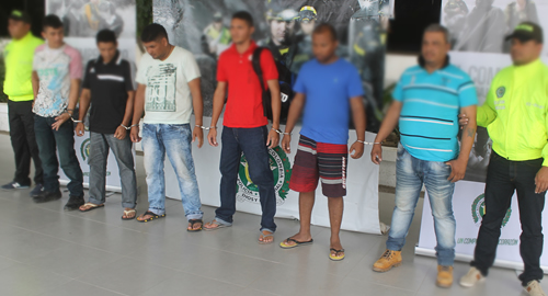 operativo POLICIA NACIONAL capturados en la guajira albania