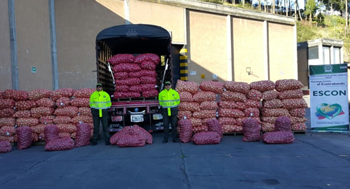 POLICIA NACIONAL-cebolla-contrabando