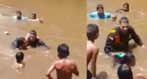 061015-rescata-nina-ahogaba-policia-cali