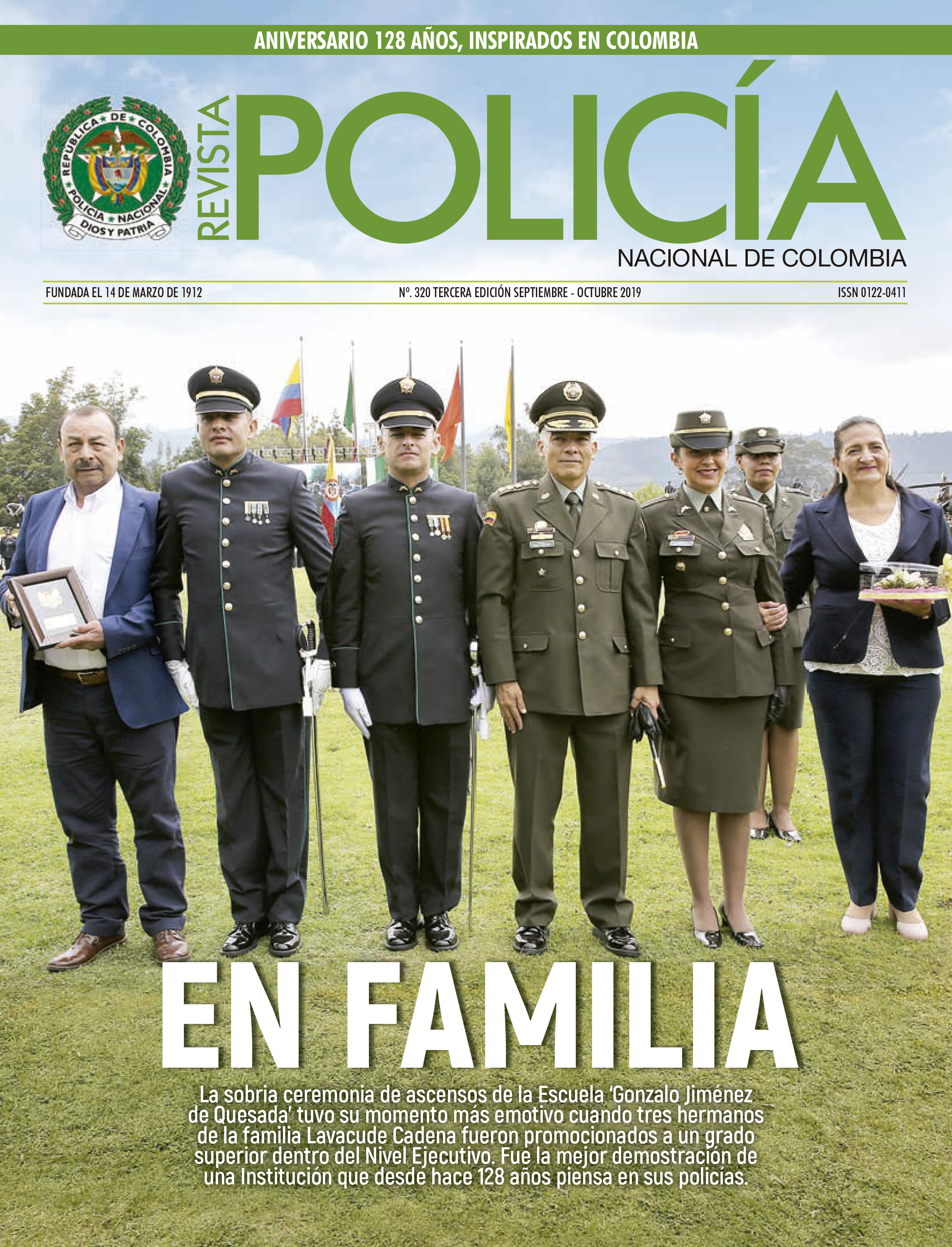 Revista Polic&iacute;a Nacional edici&oacute;n 320