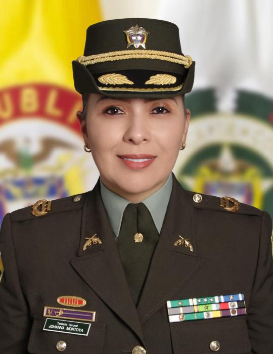 Teniente Coronel Johanna Andrea Montoya Cifuentes 